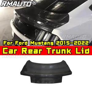 Tapa de Maletero Trasero con Aspecto de Fibra de Carbono Real para Ford Mustang 2015-2022, Pieza de Modificación de Kit de Carrocería - Product Image 2