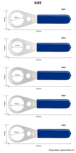 RIDERACE vélo pédalier clé outil de retrait vélo BB Installation dissolvant 39/41/44/46/49mm pour Shimano BBR9000 IXF <span class=keywords><strong>DUB</strong></span> - Product Image 6