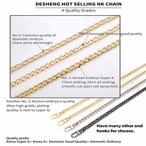 Vật Liệu Nhập Khẩu Siêu AA Chất Lượng Mạ NK Túi Chuỗi Túi Xách 2.5Mm Dây Kim Loại Vàng Cho Ví Dây Đeo Chuỗi Với <span class=keywords><strong>Clasp</strong></span> - Product Image 5