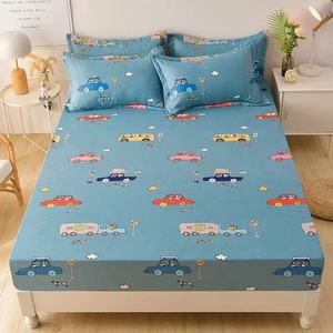 寝具シーツ伸縮性ツインフルサイズクイーンサイズ<span class=keywords><strong>2</strong></span>枕シャム付き子供用プリント - Product Image 5