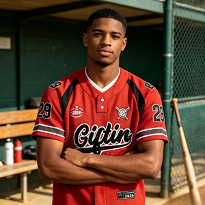 Uniforme de Béisbol Personalizado al por Mayor para Hombre, Impresión de Número y Logotipo del Equipo, Uniforme Transpirable para Equipo o Grupo - Product Image 5