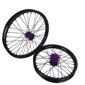 Ensemble de roues de moto tout-terrain LXC Plug and Play Leopard XE Pro S 21 pouces 18 pouces, moyeux en aluminium CNC, 21x1.6 18x2.15 avant arrière, vélo électrique Enduro - Product Image 3