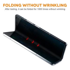 ฟิล์มกันรอยหน้าจอแบบนิ่มพับได้ TPU สำหรับ Samsung Fold 5/6, ฟิล์มกันรอยแบบป้องกันความเป็นส่วนตัว ไม่มีฟองอากาศ - Product Image 6