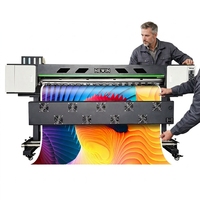 Impresora de Etiquetas Automática con Solvente Ecológico Xp600 I1600 I3200, Plotter con Certificación CE de 1.8 m