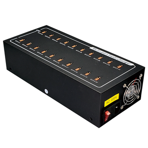 <span class=keywords><strong>Cargador</strong></span> USB de 300W con 20 Puertos, Compatible con QC3.0, Carga 9V/12V <span class=keywords><strong>para</strong></span> Reloj Inteligente, Coche Eléctrico y Tablet Simultáneamente - Product Image 1