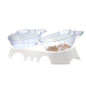 Nuevo estilo de tazón alto para gatos con soporte para el cuello, engrosado y fácil de limpiar, tazón individual para gatos, tazón para mascotas transfronterizo. - Product Image 3