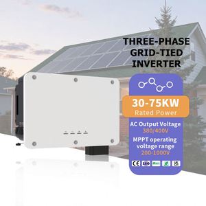 Estabilidad Absoluta, Sistema de Energía Solar Trifásico Conectado a la Red de 30KW, 50KW, 60KW, 75KW, 4 MPPT - Product Image 2