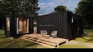 Casa contenedor 2 dormitorios con baño <span class=keywords><strong>Granny</strong></span> Flat Australian Prefab Big House Modular Hotel Garden Buildings Cabin - Product Image 5