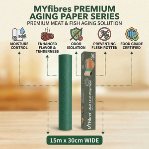 Papel Japonés para Envolver Carne y Pescado, Rollo de 30cm x 30m, Papel Refrescante para Envolver Alimentos, Papel Verde para Envolver, Papel Boucher - Product Image 2