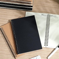 Carnet à spirales A5 professionnel, couverture rigide, papeterie scolaire, carnet à spirales A4, agenda, carnet personnalisé