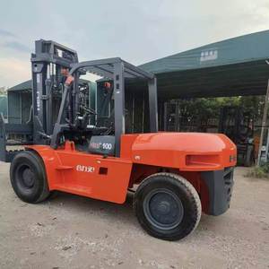 HELI Heavy-Duty Diesel Forklift 10T CPD100 Two Stage Mast Rough Terrain Low Consumption Durable Engine Stable Operation - Product Image 2