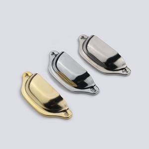 Tirador de 98 mm de largo para armario de medicamentos, estilo retro, de hierro con diseño de concha, para cajones, armarios y muebles, herrajes de almacenamiento - Product Image 4