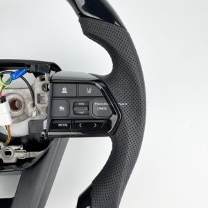 Volante Deportivo de Cuero y Fibra de Carbono para <span class=keywords><strong>Toyota</strong></span> Camry TRD XSE SE 2019 2025 2016 2018 2010 2024 2020 <span class=keywords><strong>2022</strong></span> 2011 2021 2012 - Product Image 3