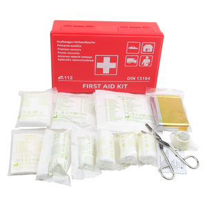 Certificado CE MDR Din 13164 Kit <span class=keywords><strong>de</strong></span> coche CE Kit <span class=keywords><strong>de</strong></span> emergencia para coche Caja Fábrica médica Botiquín <span class=keywords><strong>de</strong></span> <span class=keywords><strong>primeros</strong></span> <span class=keywords><strong>auxilios</strong></span> para coche con equipo médico - Product Image 1