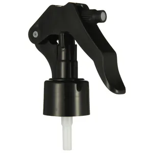 Mini pompe à déclencheur, spray pour nettoyage de jardin, en plastique noir, lisse, 20/410, prix d'usine, vente en gros, fabricant, personnalisé