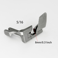 Haute qualité tout acier ourlet bord rouleau Machine à coudre pied-de-biche pour voiture bord incurvé et plat soie mousseline jupe ourlet bord extracteur