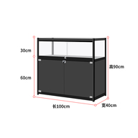 Armoire en verre personnalisée à forte capacité avec lumière LED pour épicerie Extra Vision Vitrine de meubles pour magasin de détail