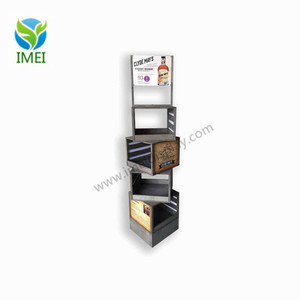 Custom wooden wine display Wood Crate Display Stand
