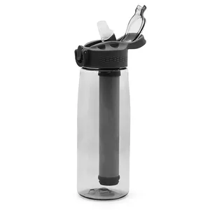 2024 New Style Sports Personal Portable Filtered Water Purifier Bottle With Filter