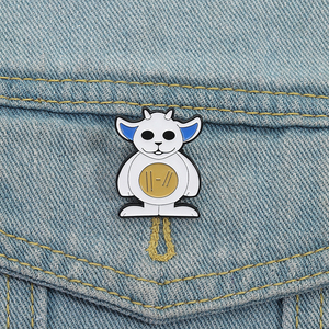 Hai mươi mốt phi công men pin dễ thương Ned phim hoạt hình Trâm sáng tạo âm nhạc huy hiệu quà tặng trang sức phụ kiện bán buôn - Product Image 1