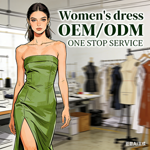 Servizio di Produzione OEM per Abbigliamento Femminile, Servizi di <span class=keywords><strong>Sartoria</strong></span> Personalizzata, Produttori di <span class=keywords><strong>Abiti</strong></span> da Donna in Piccoli Lotti, Servizio di Design Moderno e alla Moda - Product Image 2