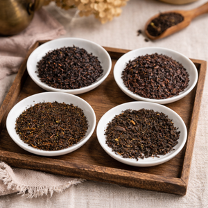 Ensemble de 4 échantillons de thé noir fermenté d'origine, en sachets de thé en vrac |   Inde, Sri Lanka, Taïwan et Kenya (300g X4) - Product Image 2