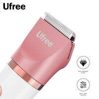 Tondeuse bikini 3-en-1 UFREE pour femme, rasoir électrique rechargeable USB, lames en acier inoxydable, étanche IPX6, usage hôtelier