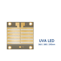 Module UVA 395nm, PCB de 35 mm de largeur, 300W, 20W-32W/CM2, 120 °   385nm 365nm 405nm pour presse d'impression flexographique, chromatographe