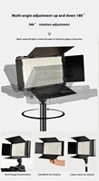 Kit d'anneau lumineux LED professionnel U600 avec trépied 2.1 M pour la photographie TikTok YouTube Gaming Selfie Studio avec luminosité