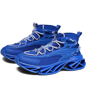 Chaussures de basketball montantes antidérapantes tendance 2025 pour adolescents, décontractées avec doublures en maille, chaussures de sport pour étudiants - Product Image 5