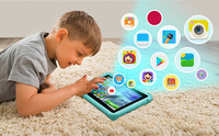 Tablet Android de 7 Pulgadas para Niños, Pantalla HD, MTK Quad Core, Entretenimiento, Aprendizaje, WiFi, Internet, RoHS, Venta al Por Mayor