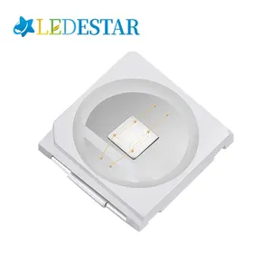 0.5 W 5730 jaune SMD LED 590nm pour la lumière croissante de plante