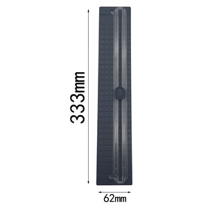 Coupe-<span class=keywords><strong>papier</strong></span> guillotine A3 manuel portable bidirectionnel pour fournitures de bureau, petite taille, avec règle intégrée pour étudiants - Product Image 3