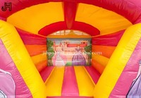 Château gonflable pas cher mini princesse avec toit maison de saut pour les enfants