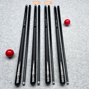 Stecca da Biliardo in Acciaio Inossidabile a 2 Pezzi con Punta da 13mm o 10mm, Finitura Opaca, per Allenamento in Club - Product Image 1