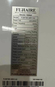 Aire Acondicionado de Gas Variable Fujiaire de 36000 BTU, Enfriamiento/Calefacción para Oficina y Comedor, 220v R410a, Ecológico, Tipo Split de Pared - Product Image 4