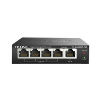 TP-LINK TL-SG2005P-P60 Commutateur PoE Gigabit 5 ports géré par le cloud, 4 sorties PoE+ 53W, 1 entrée PoE+ 60W, IP40 résistant aux intempéries