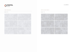 Azulejos de Porcelana para Piso de 600 x 1200 mm, Color Gris Qana, Acabado Mate, Antideslizantes, Estilo Arquitectónico de Tendencia, Decoración de Pisos, Azulejos para Baño - Product Image 2