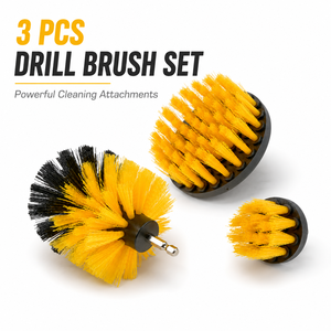 3PCS <strong>Power</strong> Scrubber Drill Cleaning <strong>Brushes</strong> Set Cleaning Tile Floor Toilet Kitchen Car Interior Sofa Drill Cleaning <strong>Brush</strong> - Product Image 2