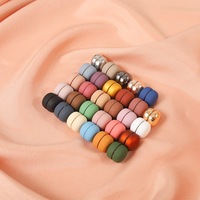 Broches fantaisie en soie musulmane à aimant fort, couleur Macron, broches rondes magnétiques pour hijab musulman pour femmes