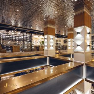 Placa de Acero Inoxidable 201/304 con Acabado de Ondas de Agua EX028, Acero Decorativo para Techo/Pared, para Doblado, Corte y Soldadura - Product Image 1