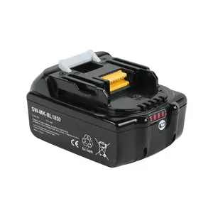 Batterie d'outils électriques BL1860B 18V 6000mAh pour batterie de remplacement au lithium-ion Makita BL1850 BL1860B