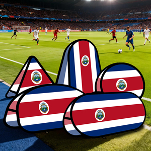 Costa_Rica Oval Pop up <b>Banner</b> Warp-knitted Fabric for Outdoor Advertising Promotion Outdoor Tent - Product Image 4