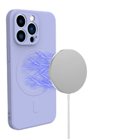 Étui de téléphone portable magnétique sans fil en silicone liquide de haute qualité avec protection d'appareil photo pour iPhone 17 16 15 14 13