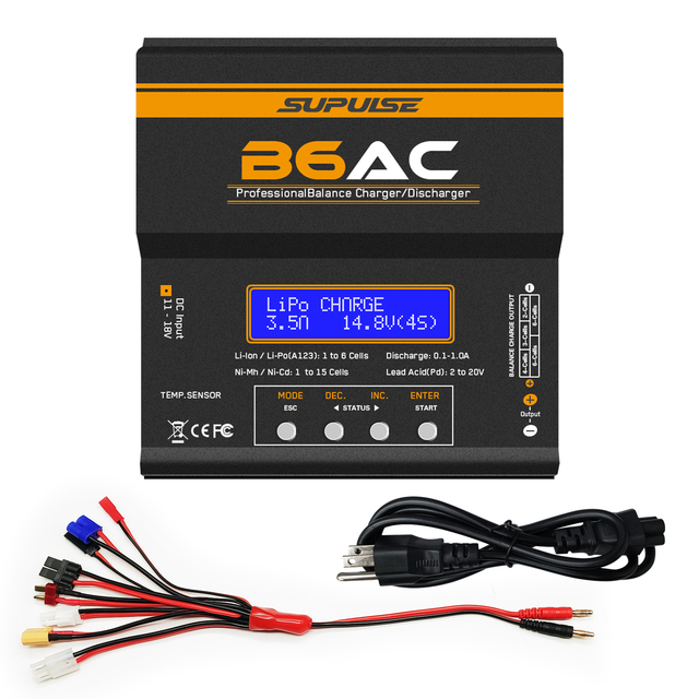 Lithium Battery 80W RC Balance Lipo Battery Chhargers and Power Supplies