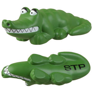Balles anti-stress personnalisées en forme d'alligator avec logo – Jouets promotionnels pour soulager l'anxiété, cadeaux d'affaires, exercices pour les mains au bureau - Product Image 1
