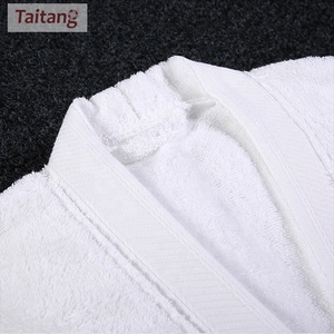 Taitang Unisex 5-Star Bath <strong>Robe</strong> Set White 100% Egyptian Cotton <strong>Towel</strong> and <strong>Robe</strong> Woven Technics - Product Image 3