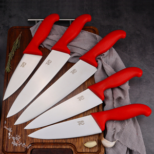Vente flash : couteau de cuisine professionnel en acier inoxydable à lame tranchante de 8'', 9'' et 10'' avec manche en PP coloré - Product Image 3