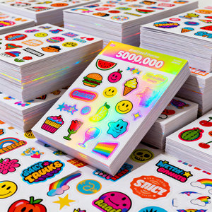 Low Moq Custom <b>logo</b> <b>Sticker</b> Printing Kiss Cut <b>Sticker</b> Waterproof Adhesive Vinyl Cartoon Die Cut <b>Sticker</b> - Product Image 2