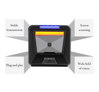 Lecteur de codes-barres omnidirectionnel Netum Shopping Mall, scanner de codes QR 2D, support de table de bureau, scanner de codes-barres pour supermarché